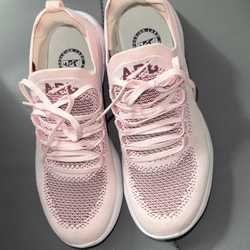 APL Women's Light Pink Knit Sneakers - Picture 6 of 6